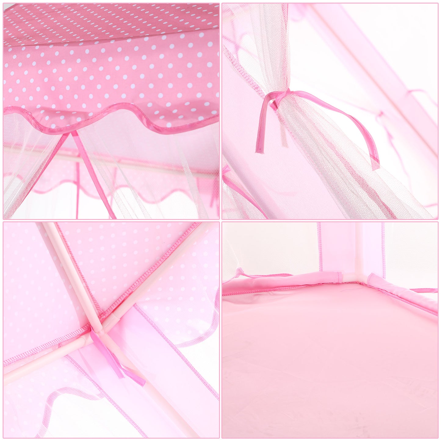 1Pc Kids Play Tents Princess For Girls Princess Castle Children Playhouse Indoor Outdoor Use With Carry Case