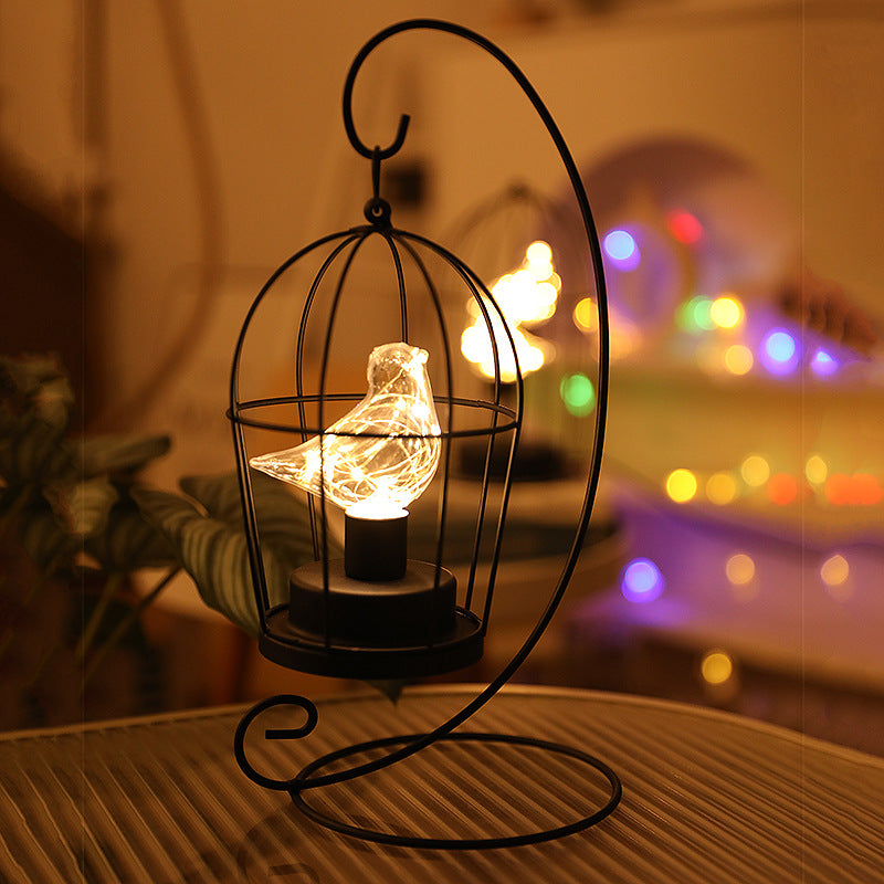 LED Christmas Lights Creative Iron Birdcage Night With A Romantic Design Perfect For Setting The Mood