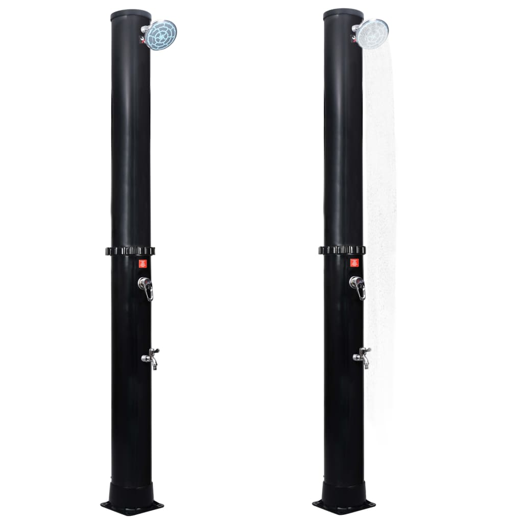 Solar Shower with Shower Head and Faucet 40 L