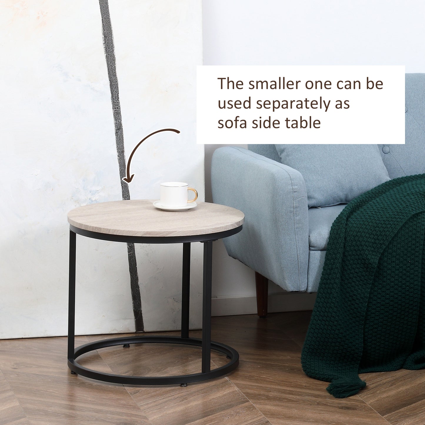 Round Nesting Tables Set of 2