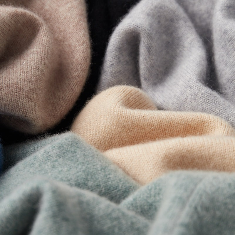 Cashmere Hooded Thickened Sweater Loose Men