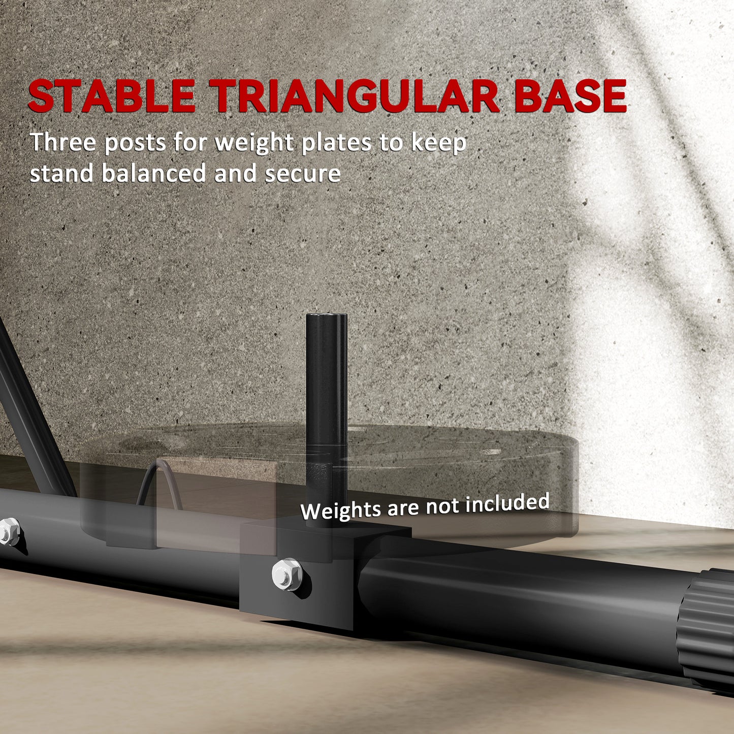 Foldable Punch Bag Stand, Height Adjustable Heavy Bag Stand with Weighted Base, Free Standing for Home Gym, Stand Only