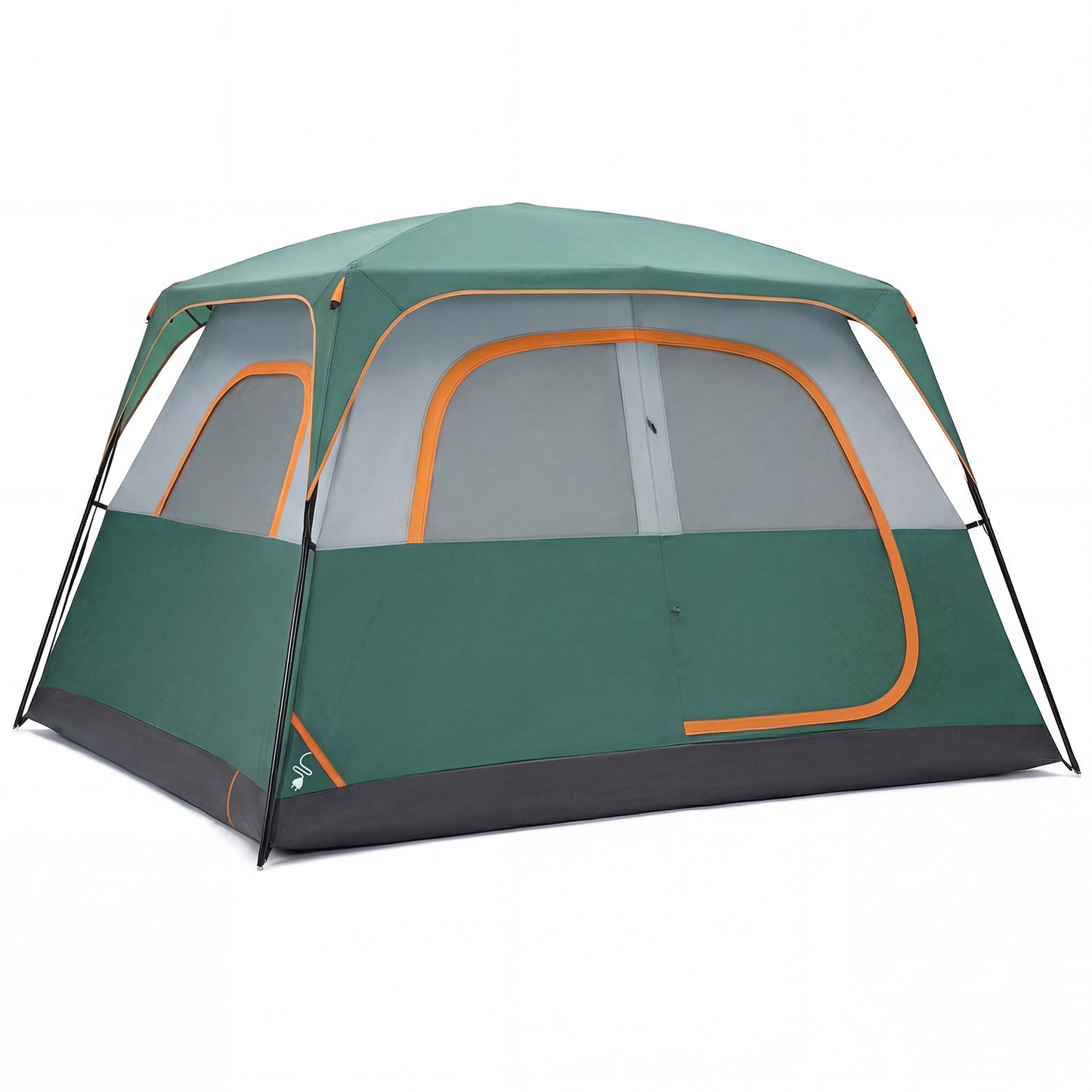 6-person Waterproof And Windproof Family Camping Tent, With Spacious Interior, Easy-to-install Double-layer Tent, Featuring Mesh Windows And Skylights