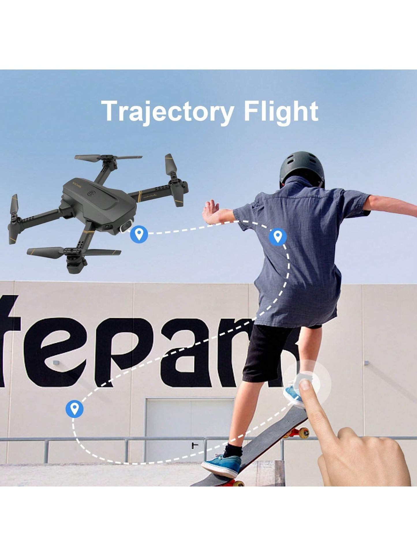 V4 Foldable Mini Drone With Camera 4K 1080P HD Drone ,3 Batteries,Drones For Adults Kids,Remote-controlled Quadcopter,Logistics Is Randomly Sent By UPS,USPS,