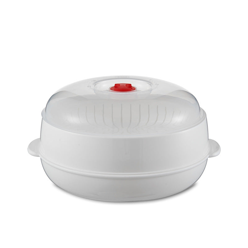 Microwave Oven Special Steamer Heating Vessel Round