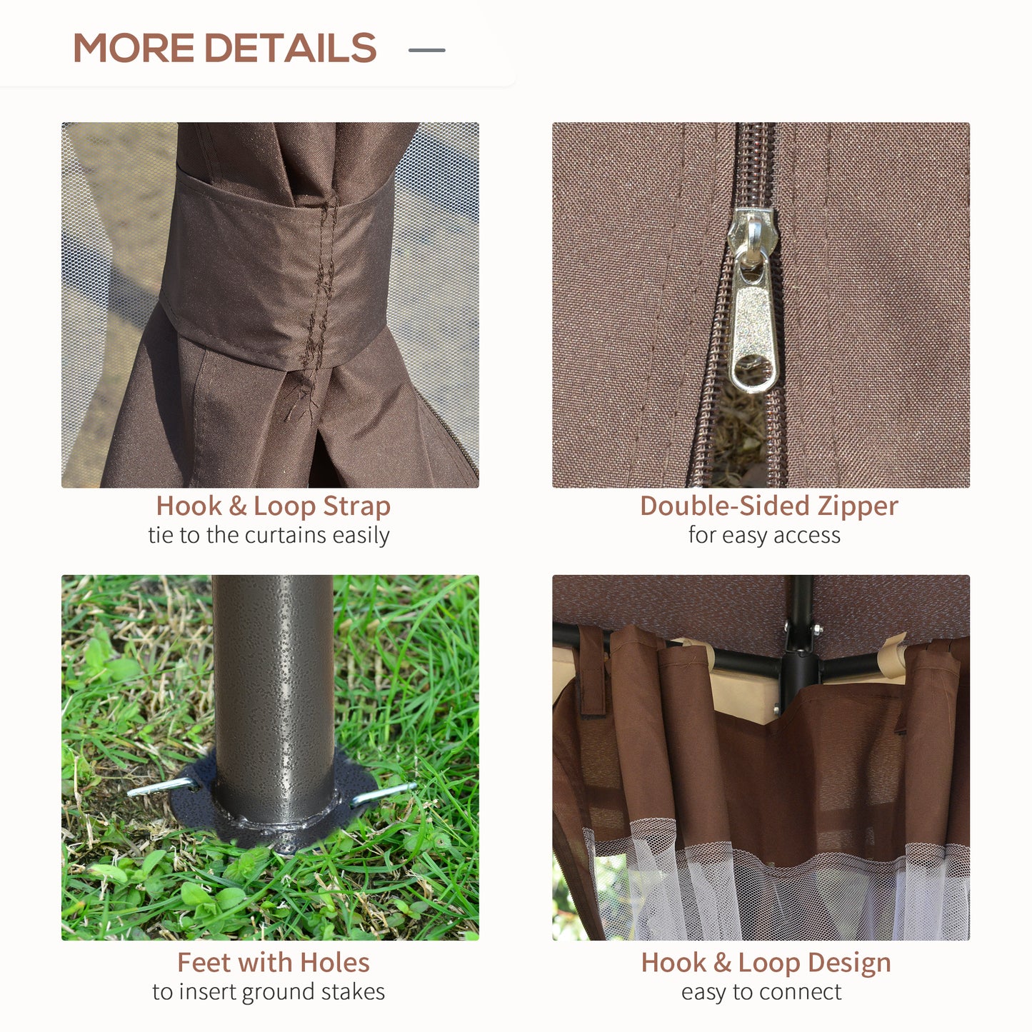 12' x 12' Round Outdoor Gazebo