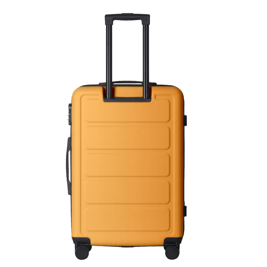 Luggage Sets ABS Hardshell 3pcs Luggage, Lightweight Durable Suitcase Sets Spinner Wheels Suitcase 20 24 28 Yellow