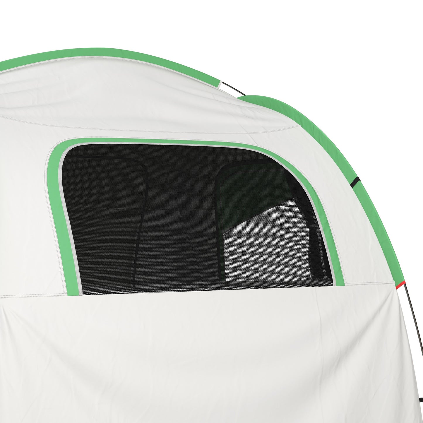 2000mm Waterproof SUV Tent, Car Tent with 3 Doors and Mesh Window, for 5-6 Person Camping Travel, Gray and Green