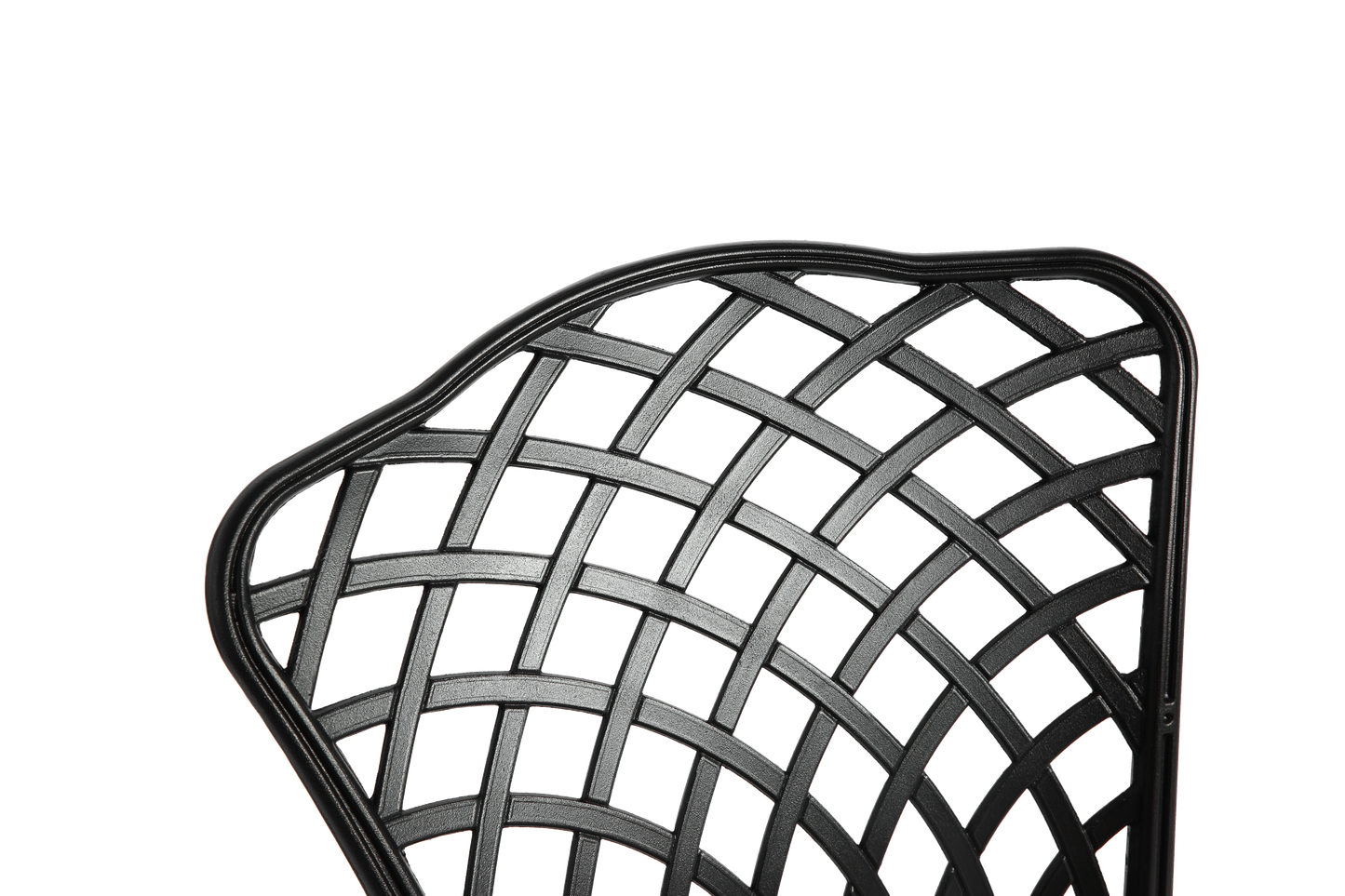 Bistro Set 3 Piece Rustproof Cast Aluminum Patio Furniture Sets 2 Chairs And 1 Round Table Outdoor, Garden, Patio, Balcony, Black