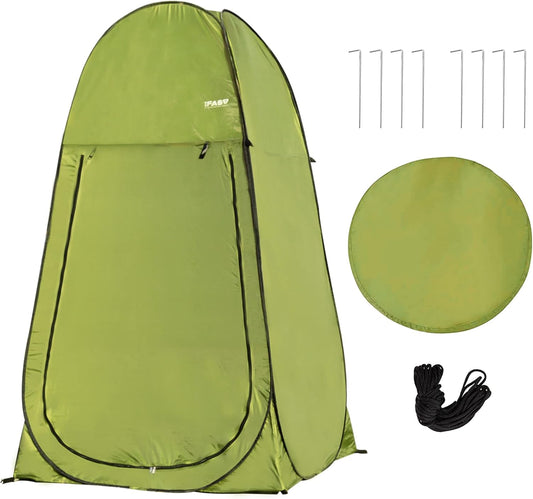 Camping Shower Tent 7FT Instant Up Privacy Tents, Portable Toilet Tent Outdoor Dressing Room, Foldable Camp Sun Shelter For Beach Fishing