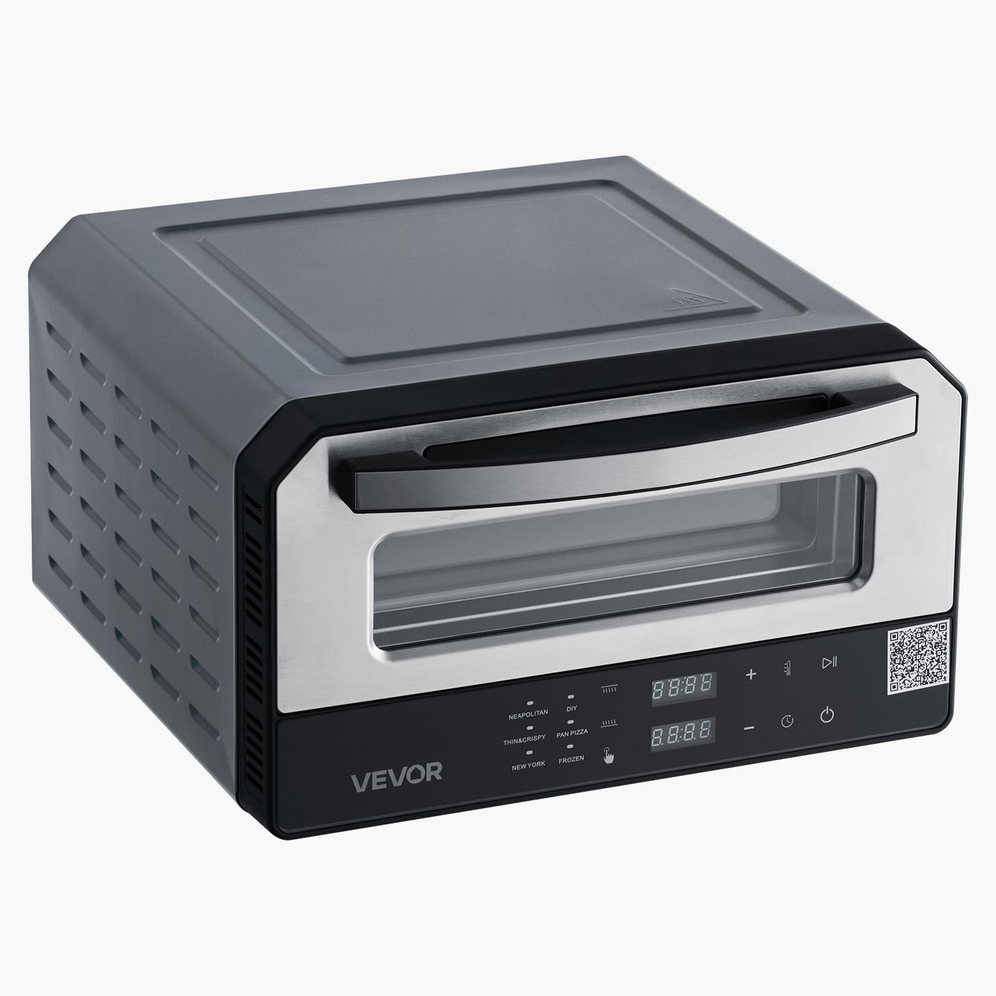 12 Inch Electric Pizza Oven With Pizza Stone 750F Max Temp Pizza Maker