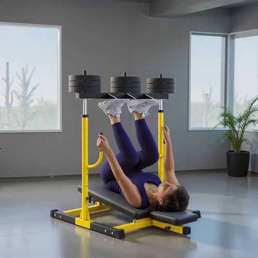 Vertical Leg Press Machine with Adjustable Leg