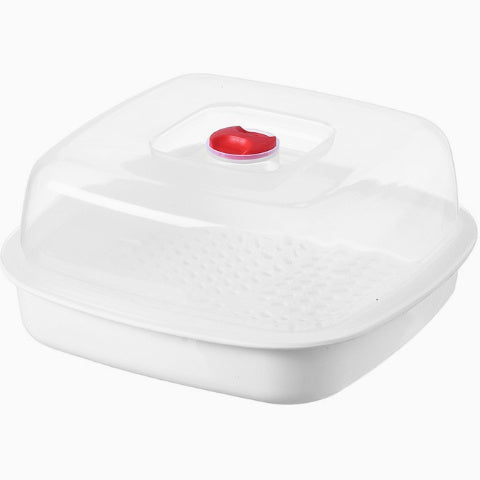 Microwave Oven Special Steamer Heating Vessel Round