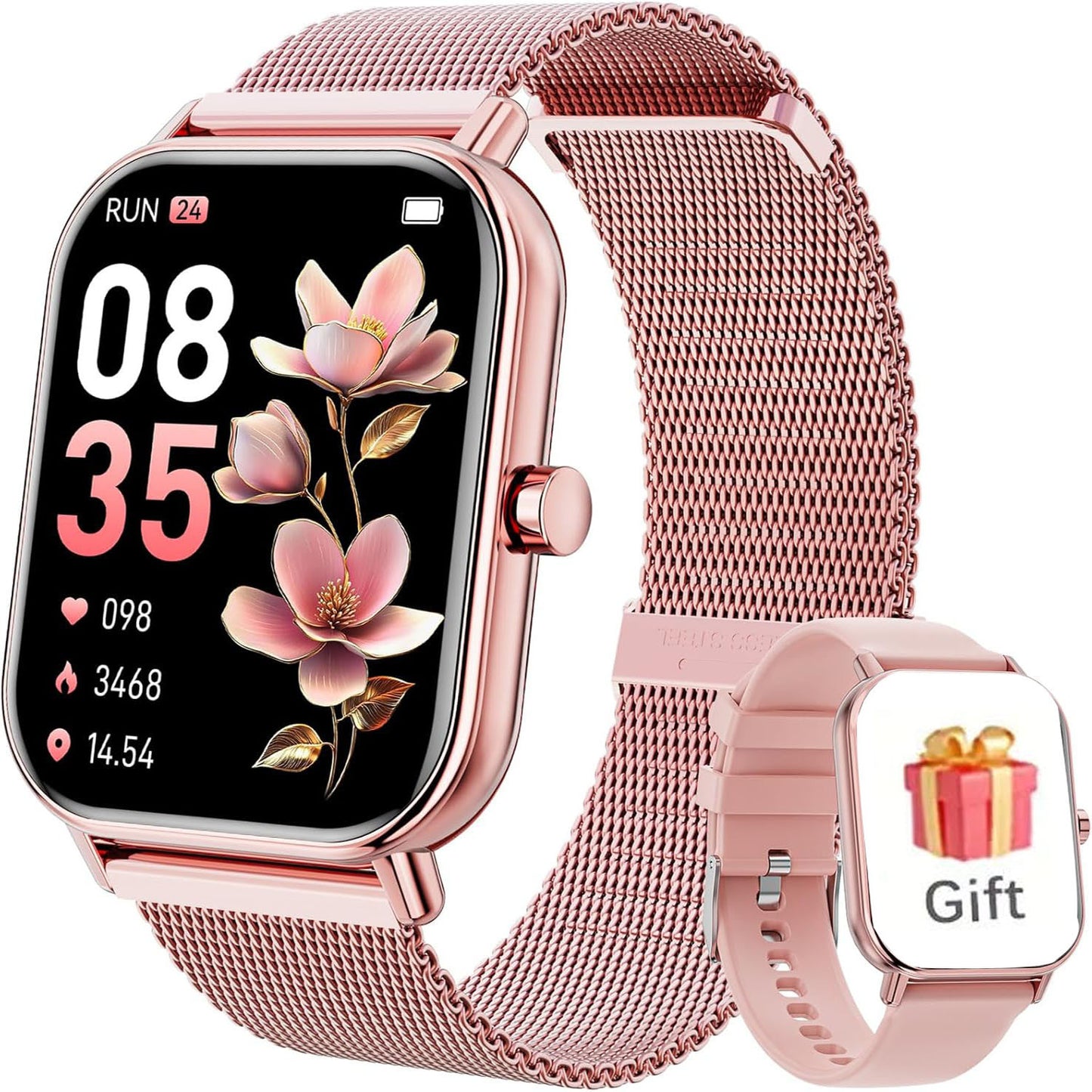 New Smartwatches Now On Sale, Featuring Message Alerts, Call Answering, Health Monitoring, Activity Tracking, Notification Reminders, And Fitness Functions.Not Waterproof