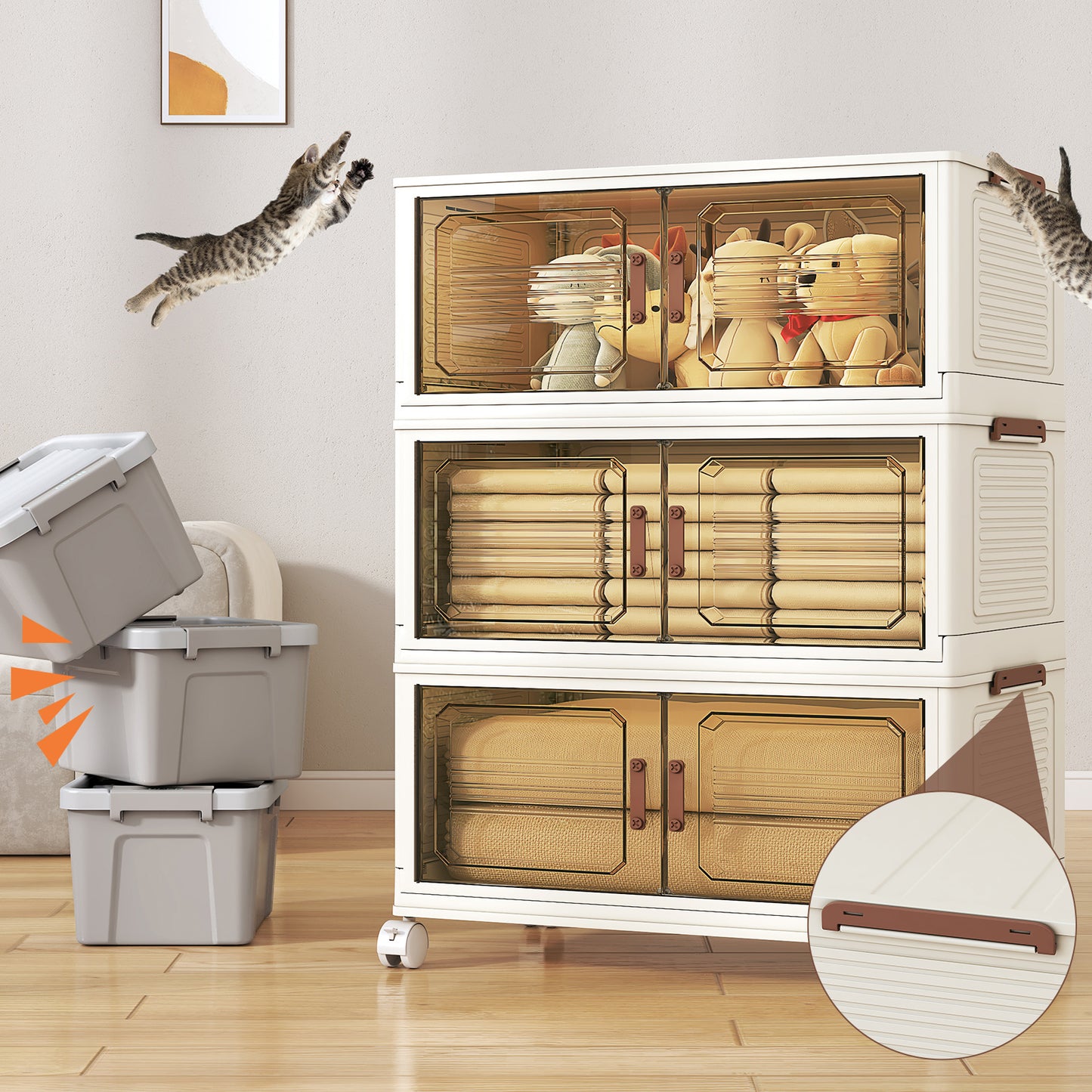 Folding Storage Cabinet---Only Self Pickup