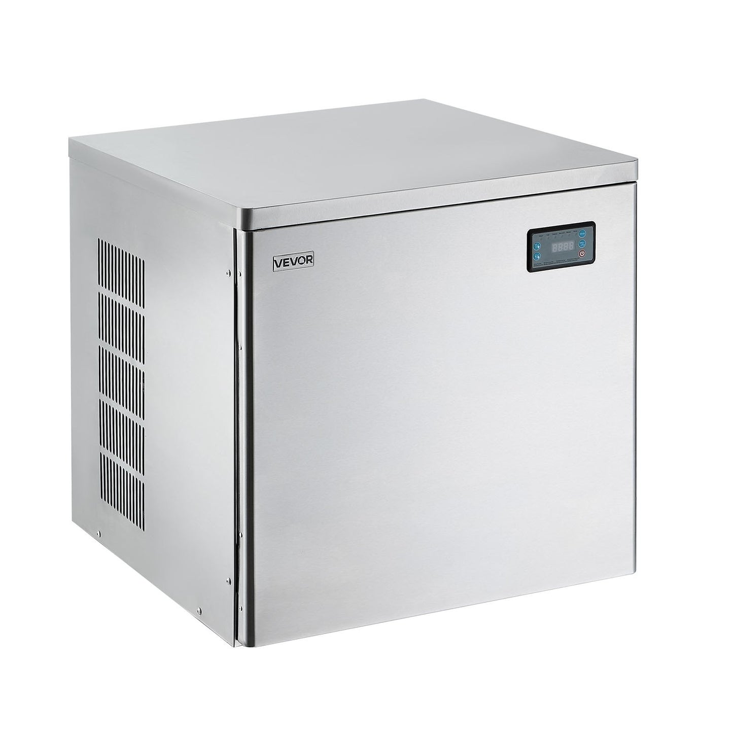 Commercial Ice Maker Machine - Head, 450 Lbs/Day Stainless Steel Ice Machine With Scheduled Ice-Making, Self-Cleaning, Adjustable Thickness, Ideal For Restaurant Bar Cafe Hotel - Head Only