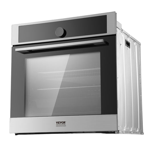 Single Wall Oven 24' Electric Built-in Wall Oven 16 Functions 2.68 Cu. Ft