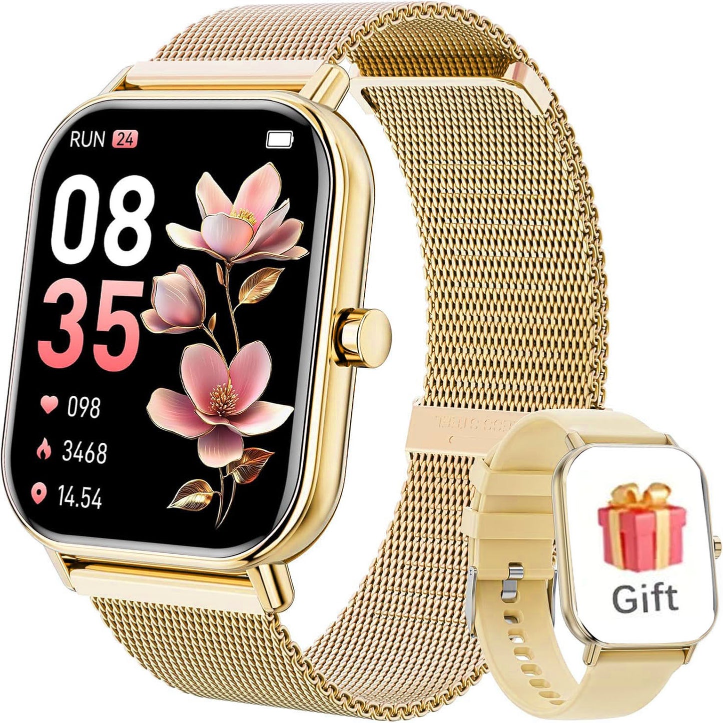 New Smartwatches Now On Sale, Featuring Message Alerts, Call Answering, Health Monitoring, Activity Tracking, Notification Reminders, And Fitness Functions.Not Waterproof