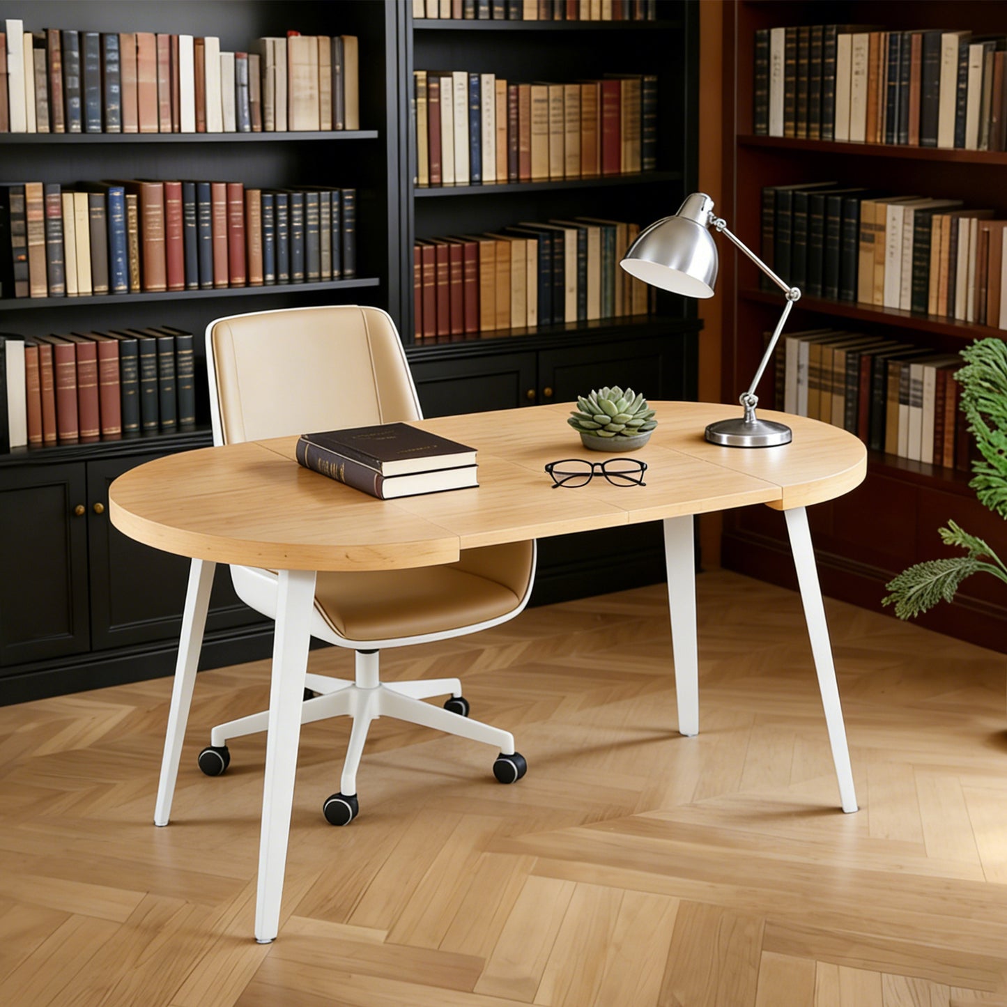 Extendable Table,DINING TABLE,OFFICE TABLE,COFFEE TABLE,metal Leg,MDF Top,100-140-180x100x75cm,OAK COLOR