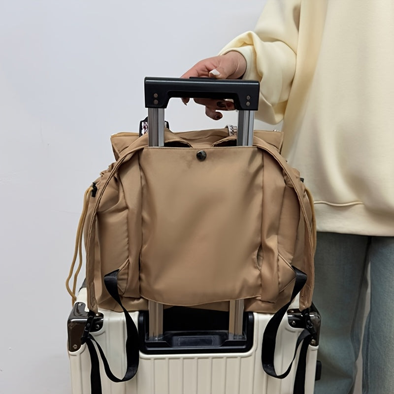 Ins Backpack Fashion Multifunctional Large Capacity Shopping Shoulder Bags Women Waterproof Travel Handbag