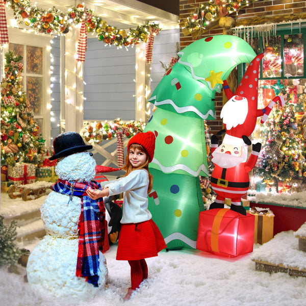 6ft 8 LED Lights Christmas Inflatable Decoration