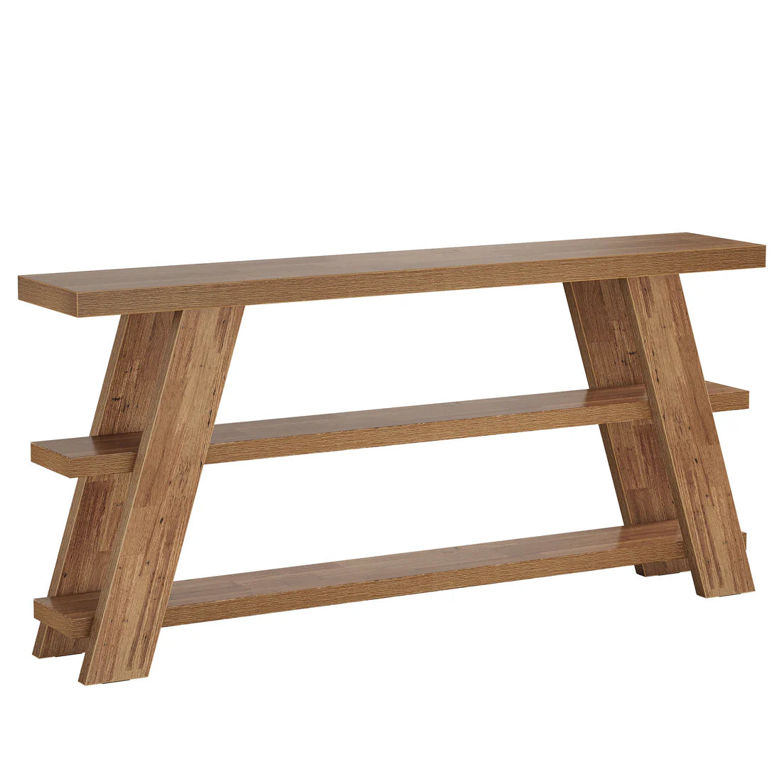 Slim Storage Side Table,3-Tier Console Table,Sofa Table