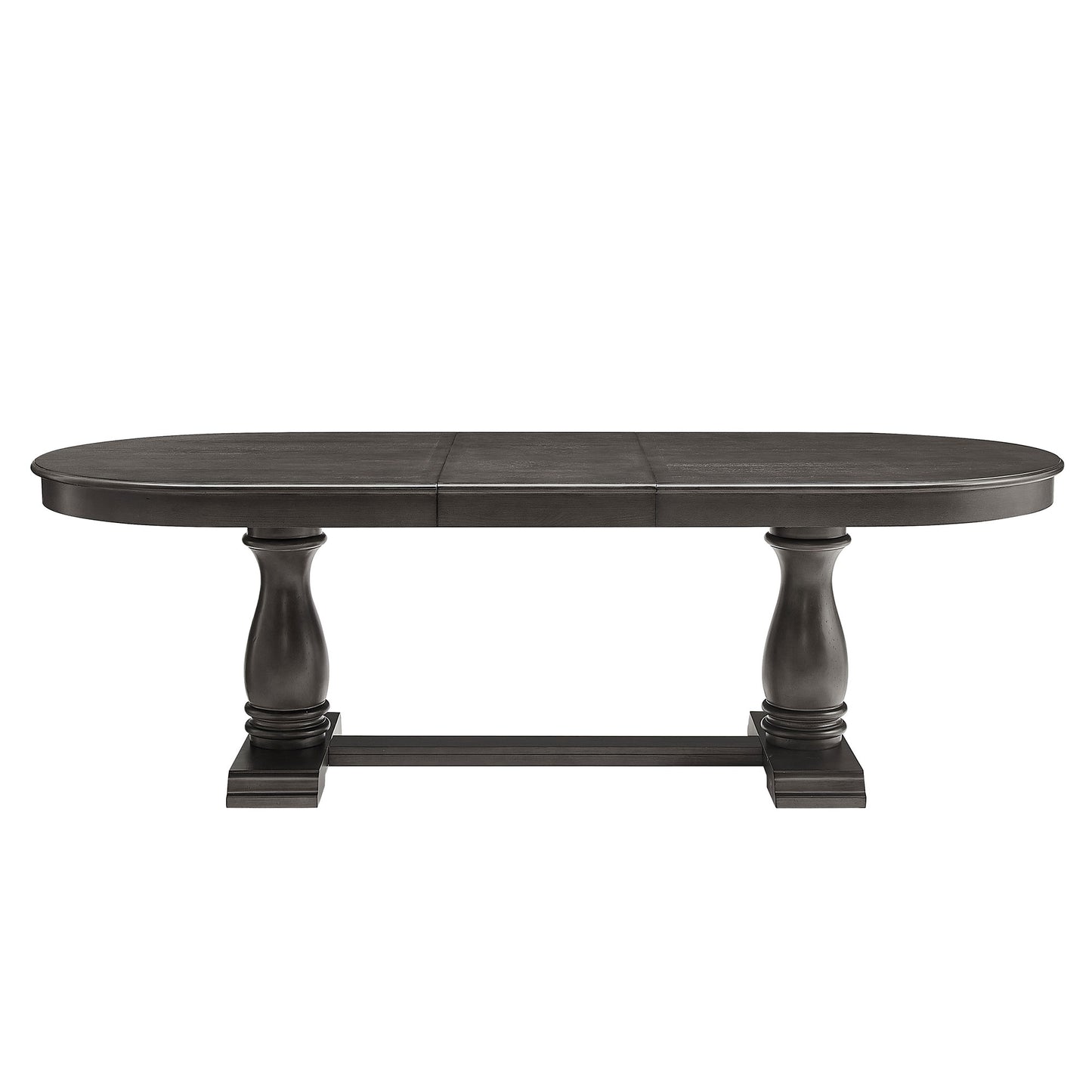 94.06 Inch Extendable Wooden Dining Table For 6 Persons,Long Expandable Curved Dining Table,Mid Century Modern Large Kitchen Table For Living Room,Restaurant