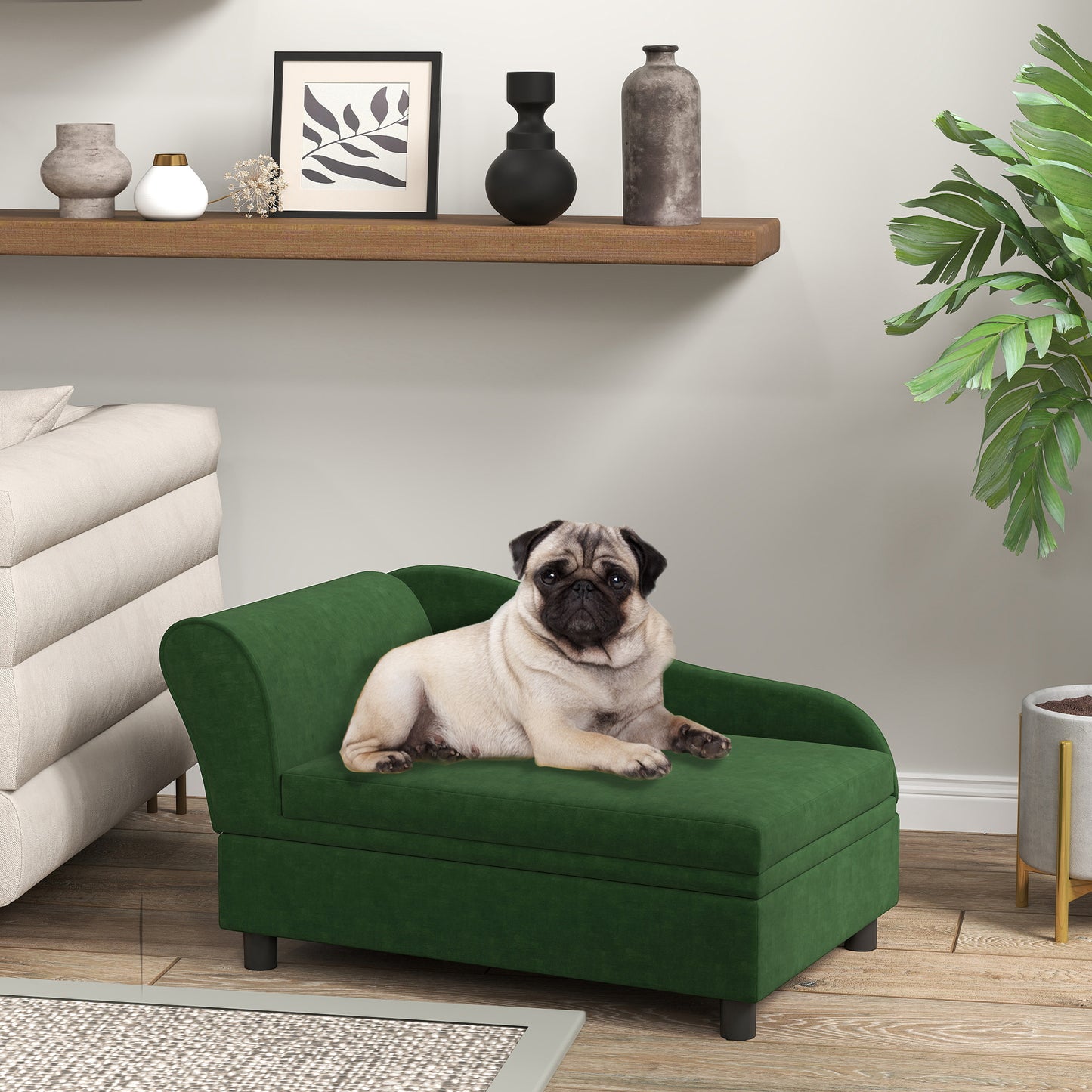Pet Sofa Bed Couch with Storage