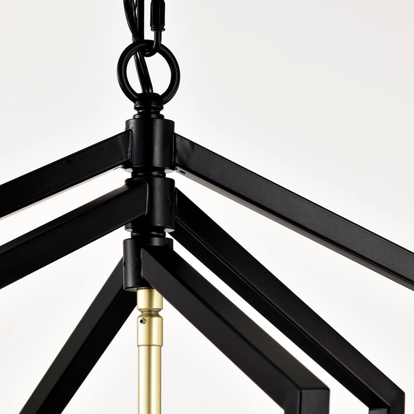 12-Light Lantern Tired Farmhouse Ceiling Hanging Light Black Chandelier Metal Modern Pendant Light Fixtures For Kitchen Island Dining Room Living Room Foyer Entryway E12 Bulbs Not Included