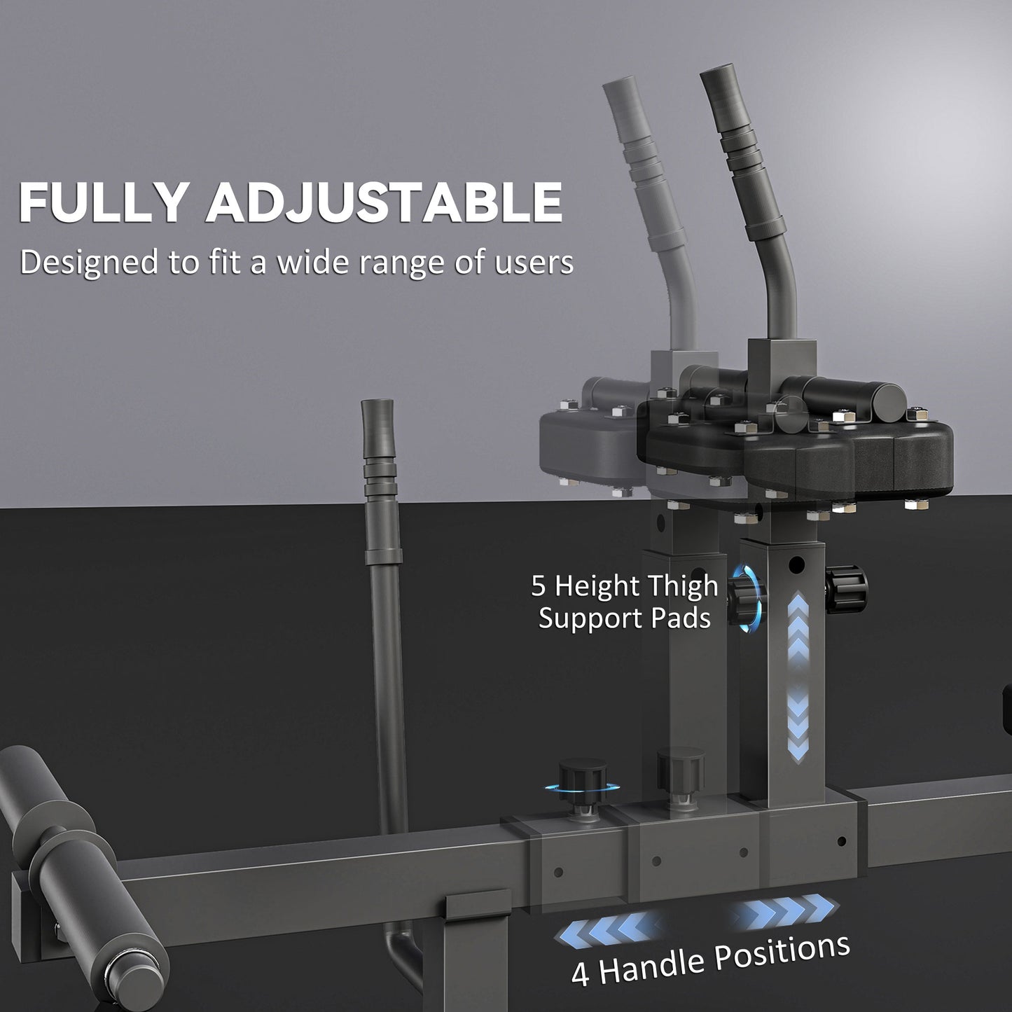 Adjustable Steel Seated Calf Raise Exercise Strength Training Gym Equipment, Black