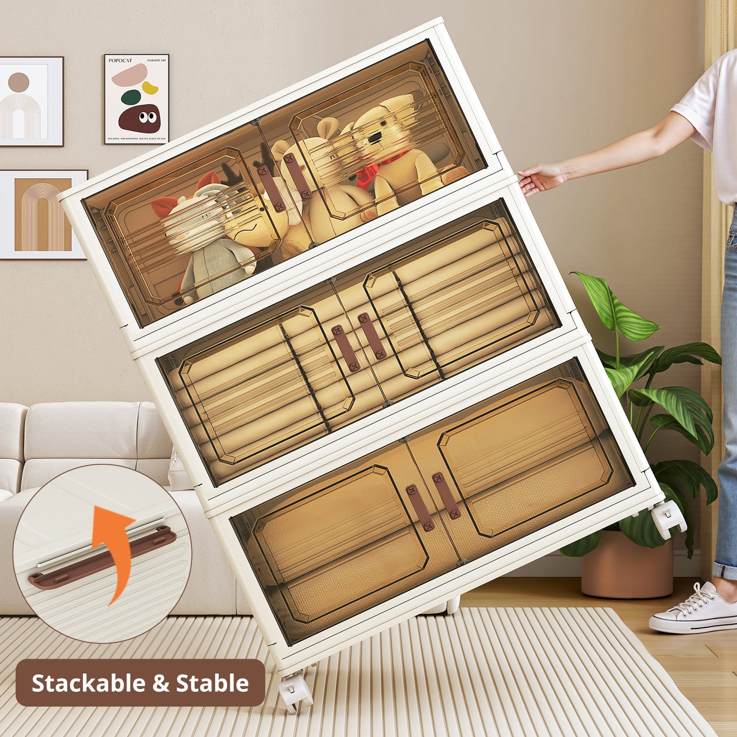 Folding Storage Cabinet---Only Self Pickup