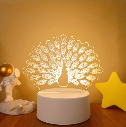 3D Lights Colorful Touch Remote Control LED Visual Lights